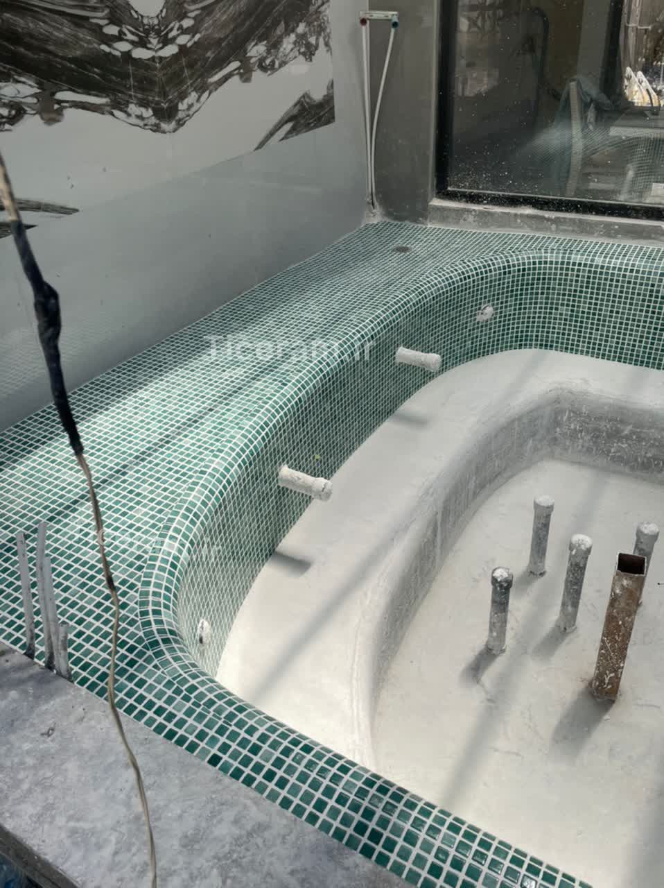 سرامیک جکوزی سبز استخری