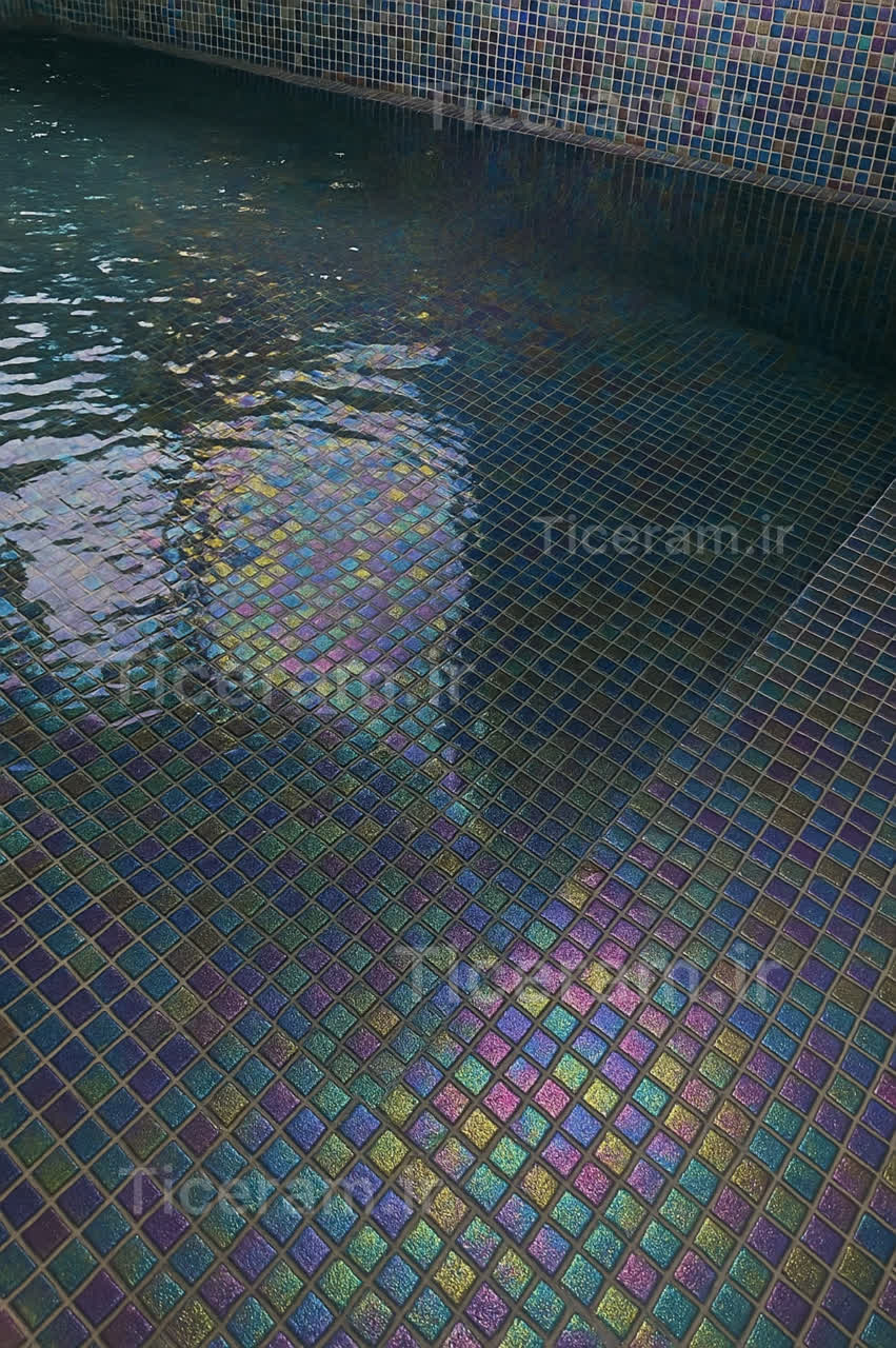 نمونه نصب سرامیک خارجی هولوگرامی لوکس استخری