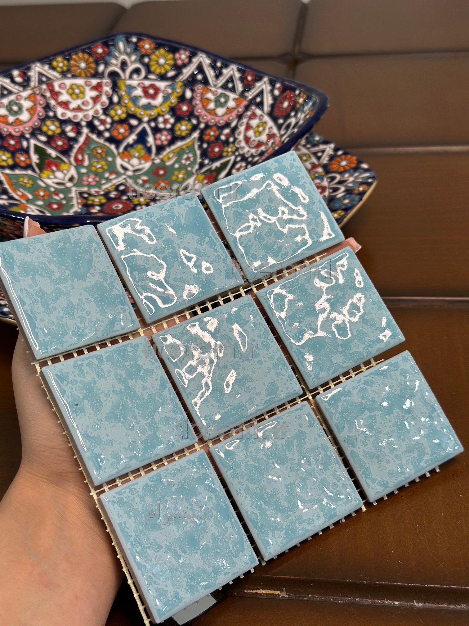 سرامیک البرز آبی استخری 5 در 5