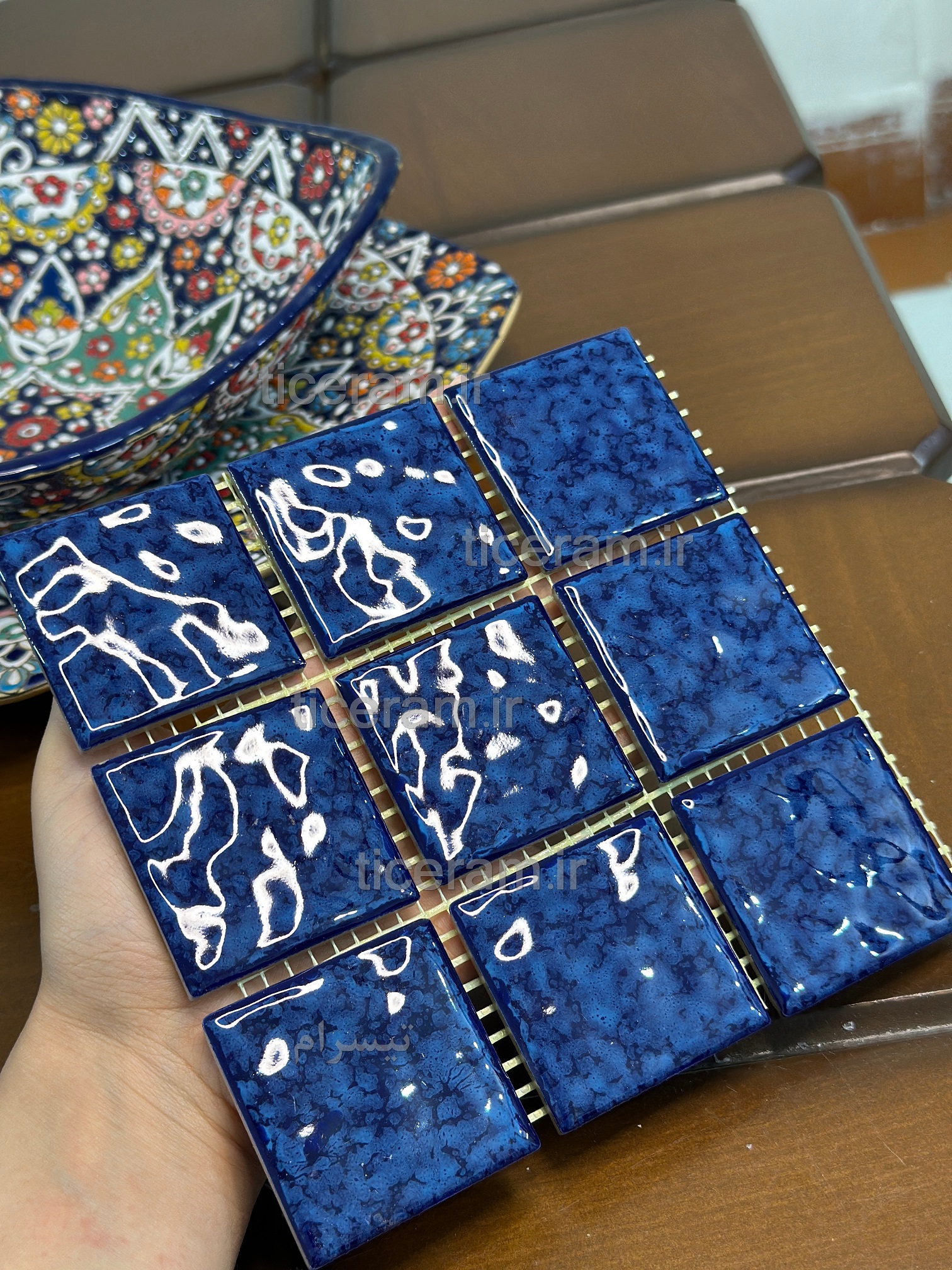 سرامیک کارلوف البرز آبی استخری