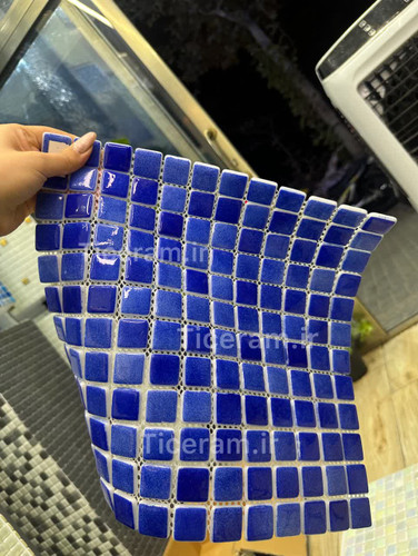 سرامیک سورمه ای شیشه ای استخری الماس