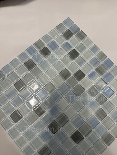 تایل شیشه ای طوسی استخری