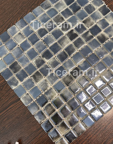 تایل مشکی شیشه ای استخری و جکوزی ییلدیز