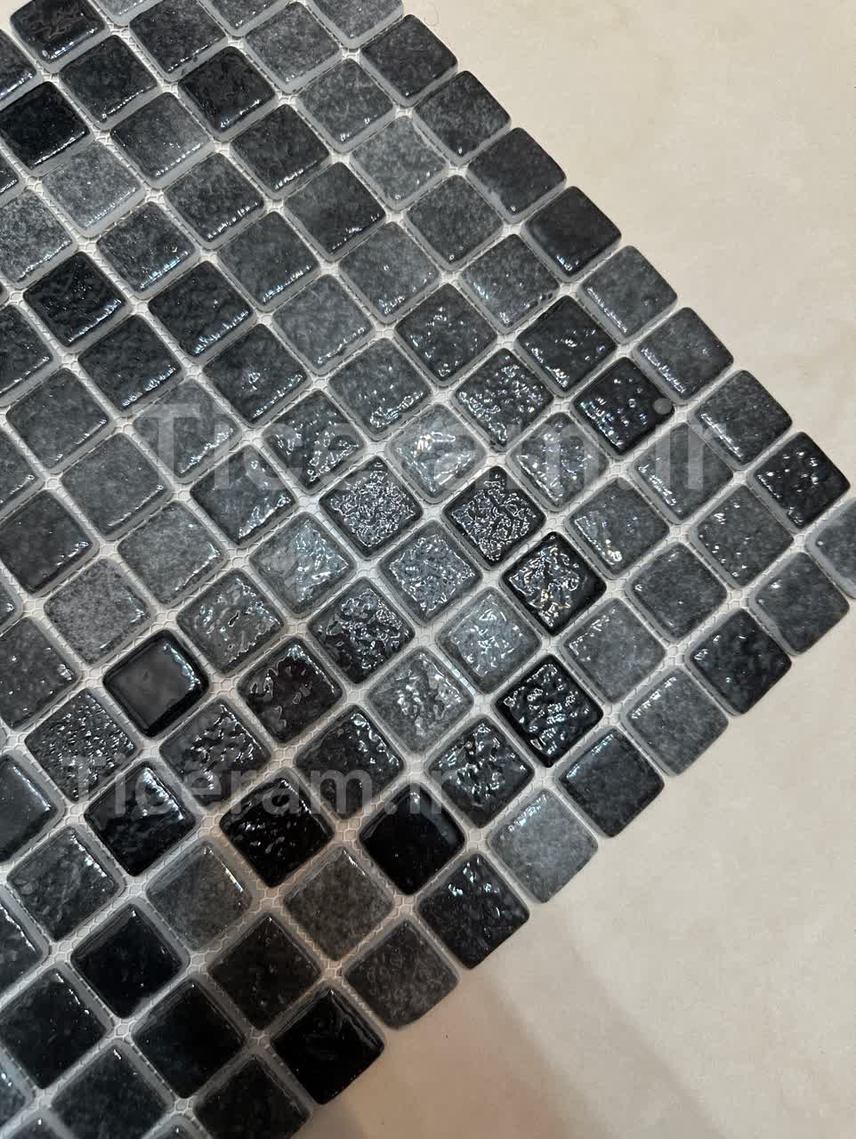 سرامیک مشکی استخری شیشه ای سرا