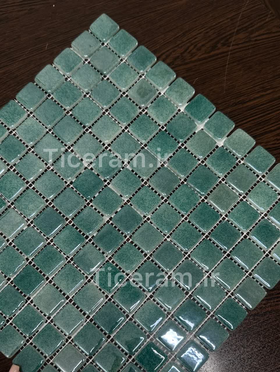 سرامیک سبز استخری پارلاک شیشه ای