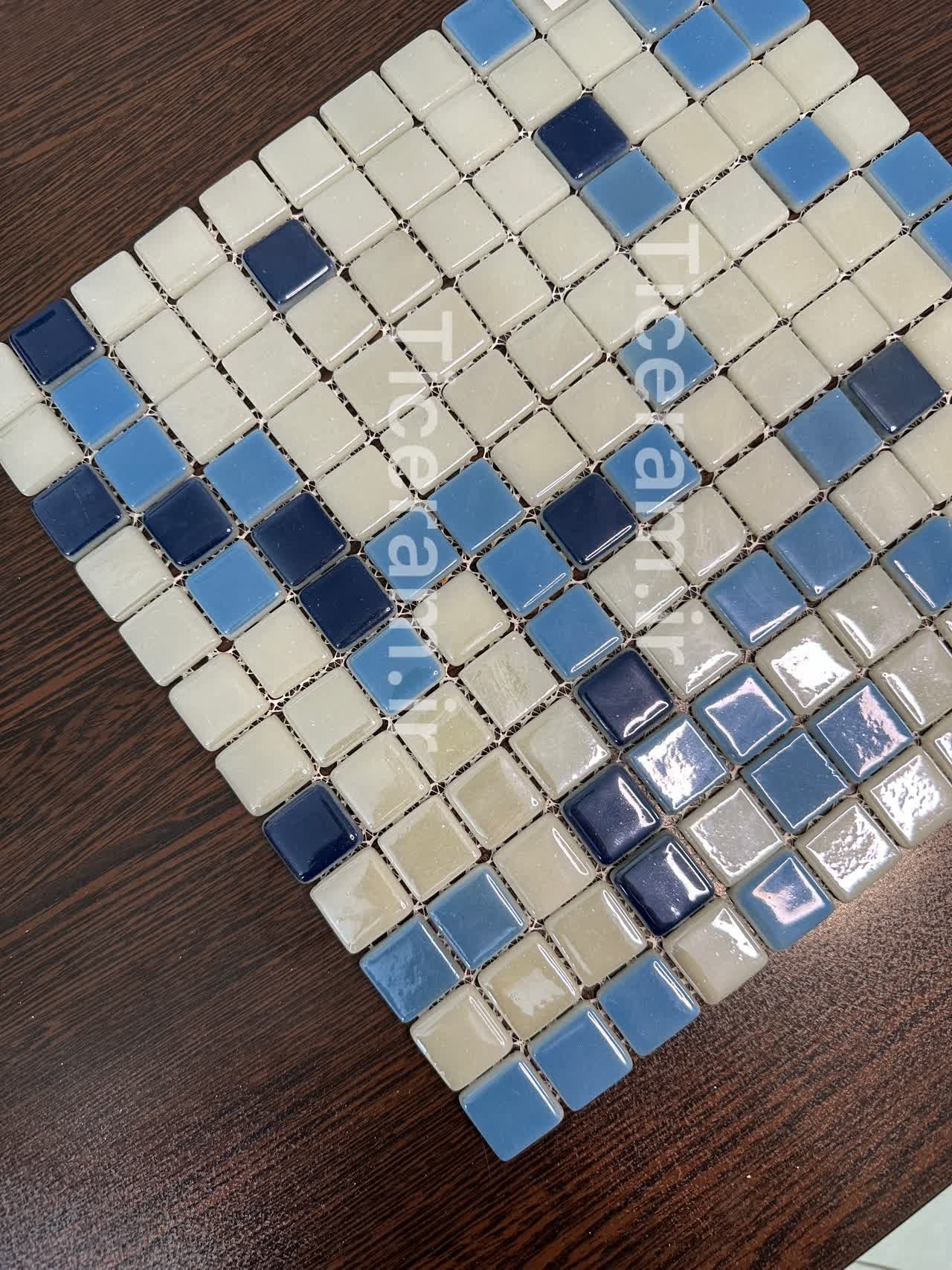 سرامیک ایلدیز آبی میکس استخری