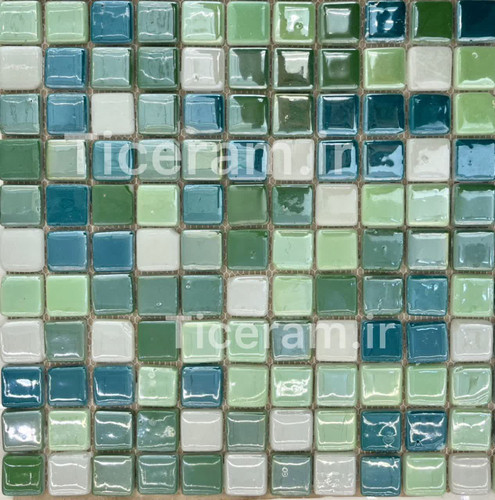 تایل شیشه سبز ایلدیز