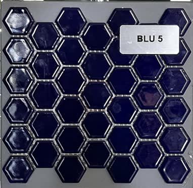 سرامیک سورمه ای شش گوش