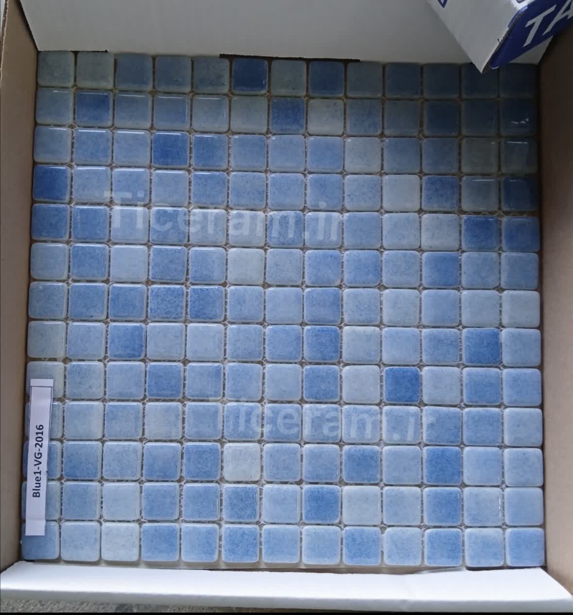 سرامیک شیشه آبی استخری تامر