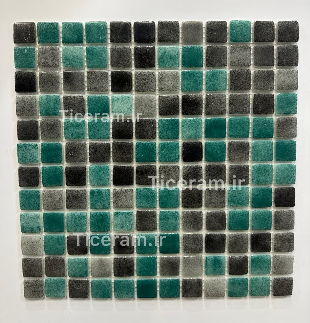 سرامیک مشکی سبز استخری