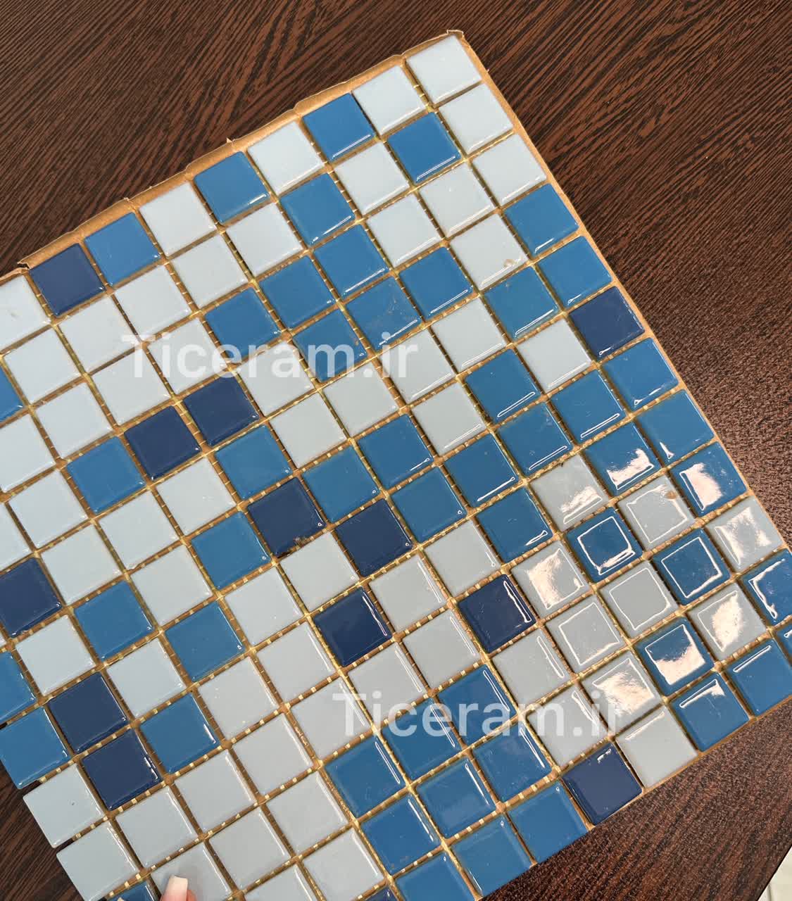 کاشی آبی استخری گلدیس