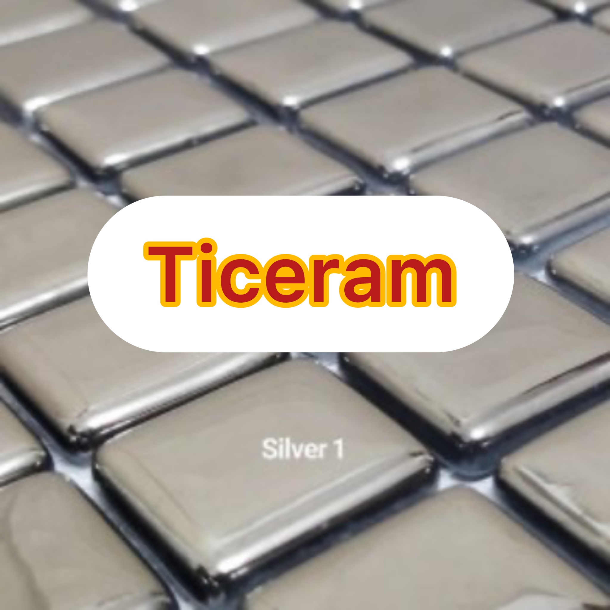 کاشی استخری نقره ای