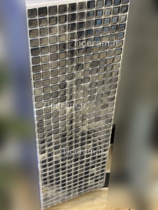 سرامیک طوسی استخری شیشه پارلاک لوستری