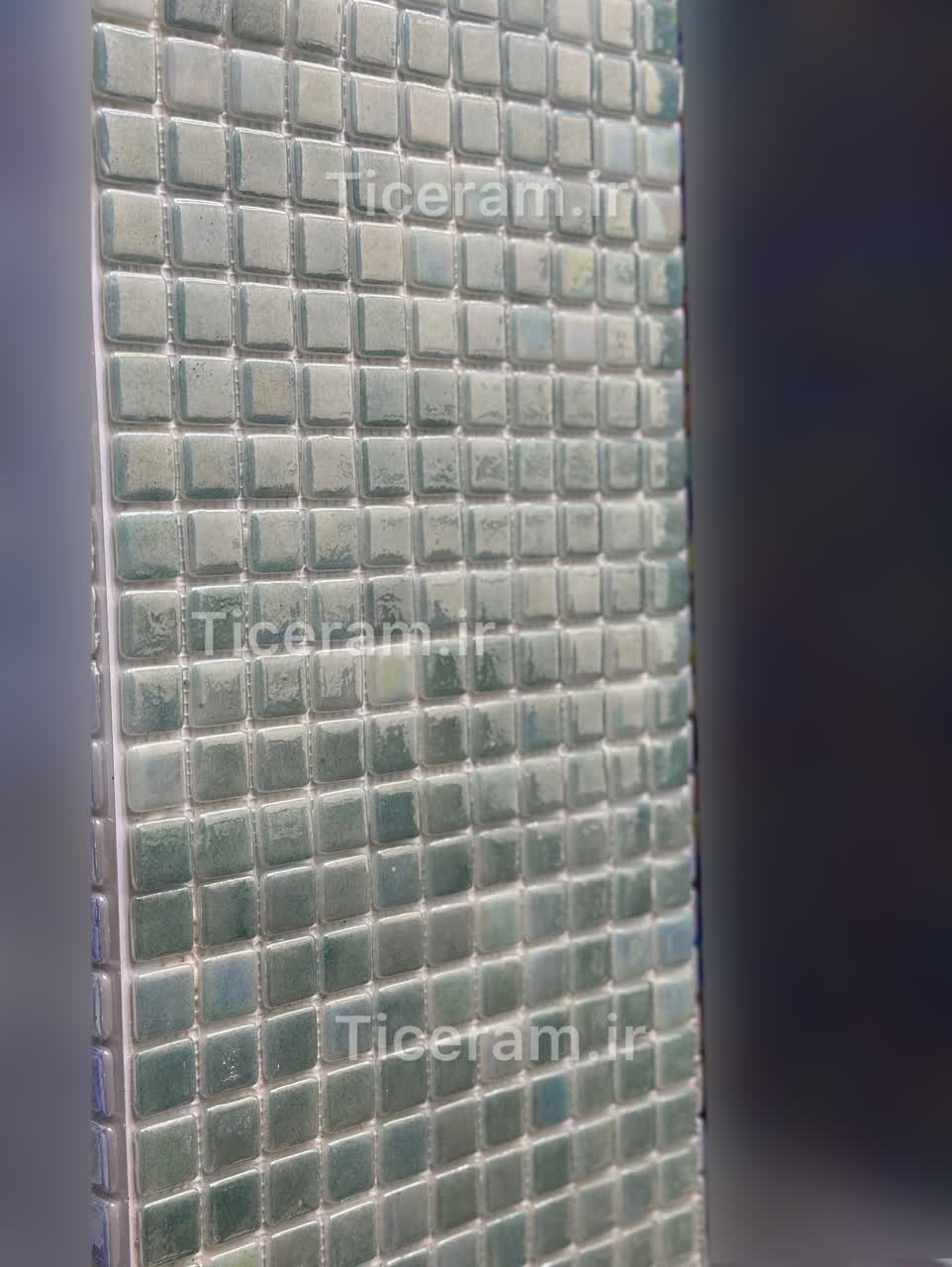 سرامیک سبز استخری شیشه ای براق