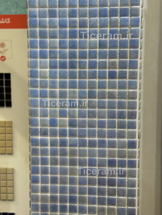 سرامیک آبی تیره استخری لوستری