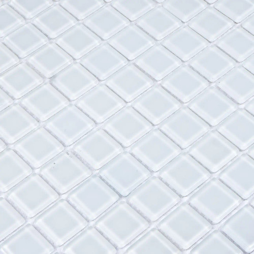 کاشی سفید شیشه ای استخری