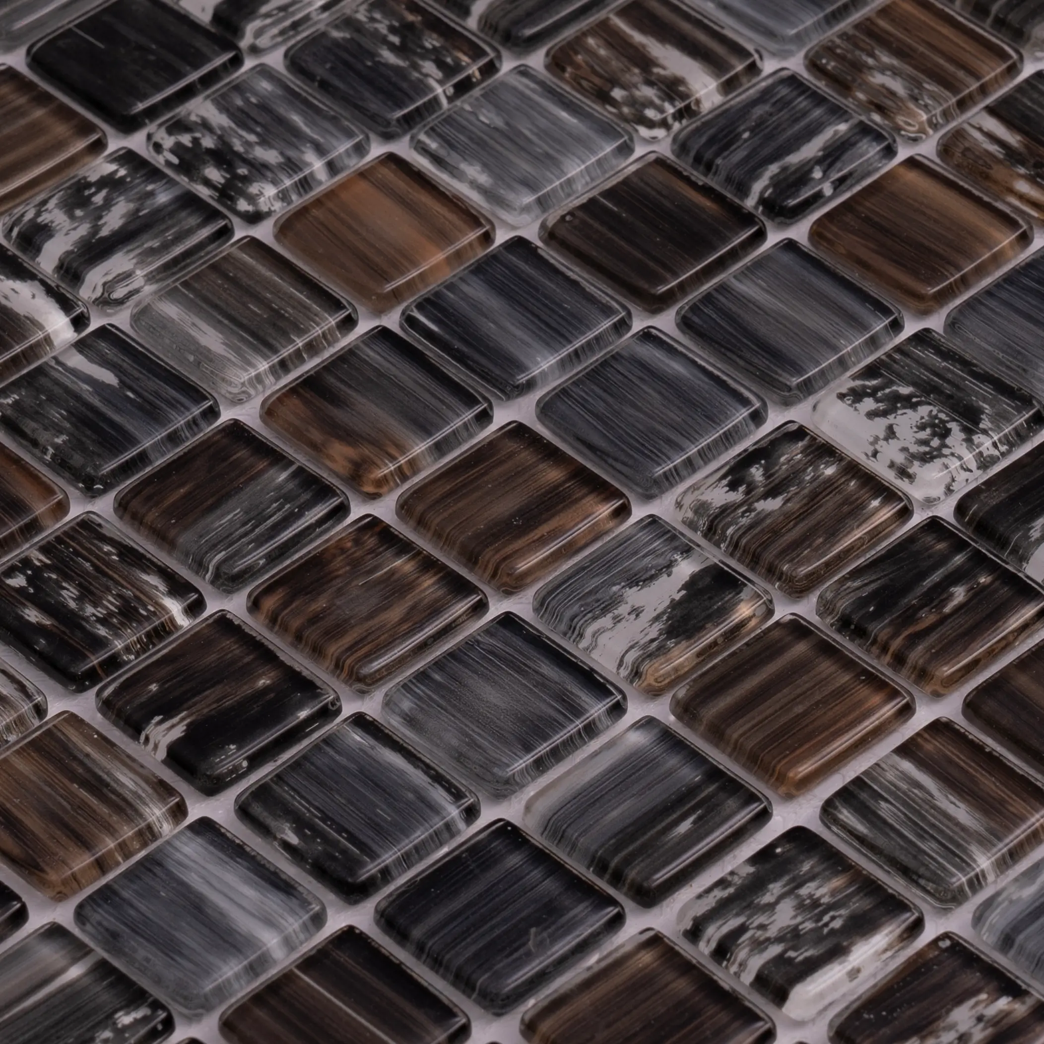 سرامیک قهوه ای استخری شیشه ای روکارنو