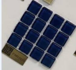 کاشی استخری سورمه ای شیشه روکارنو