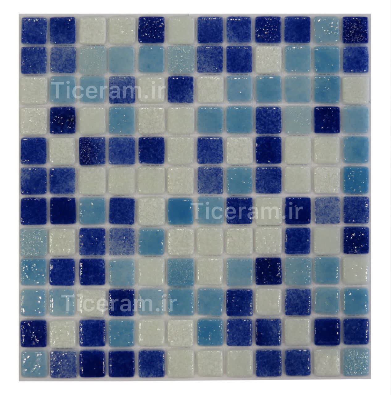 سرامیک آبی استخری شیشه سرا ترک