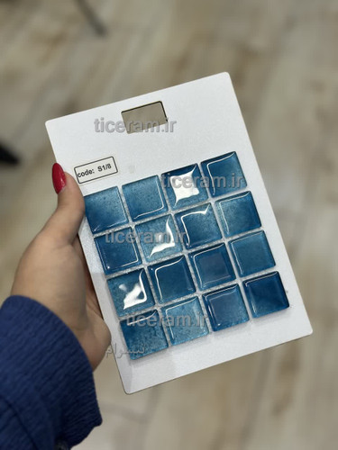 سرامیک آبرنگی سبز استخری شیشه ای