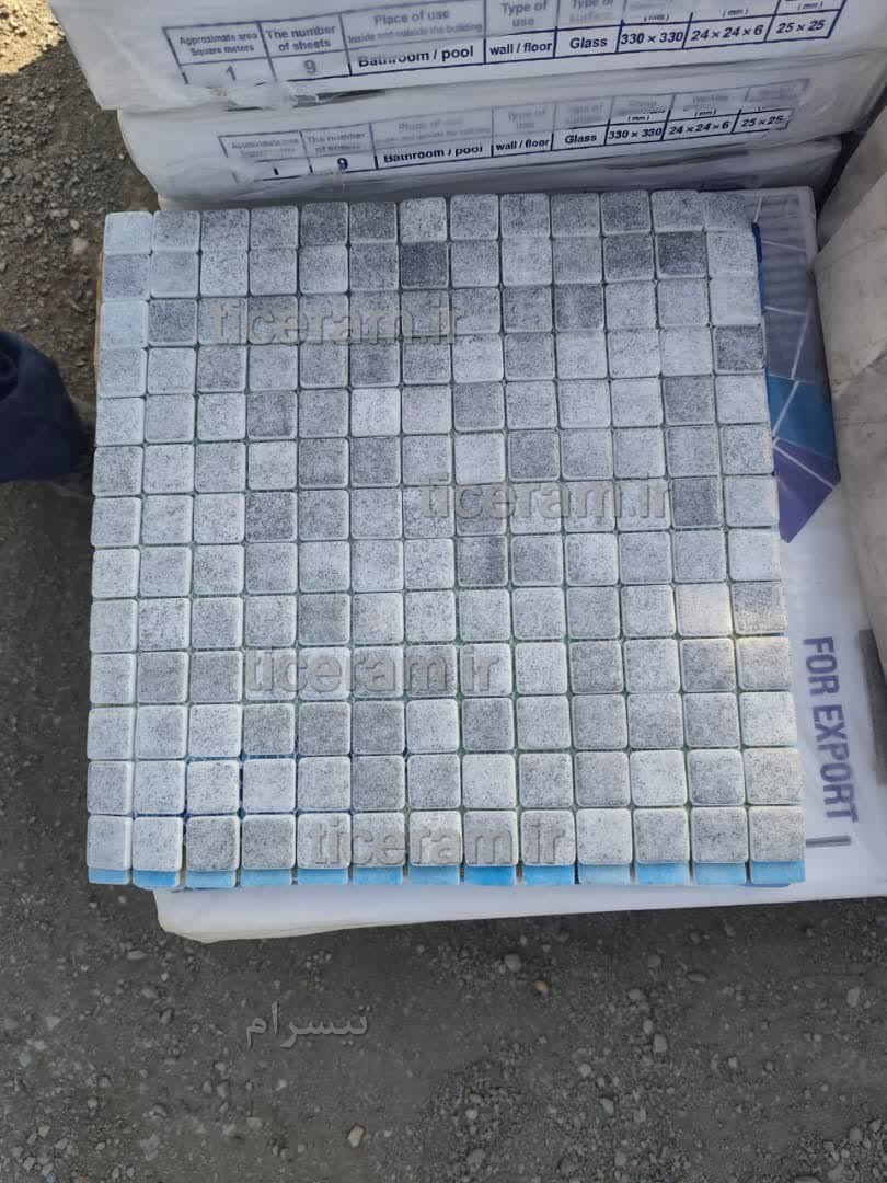 سرامیک شیشه ای استخری طوسی تامر