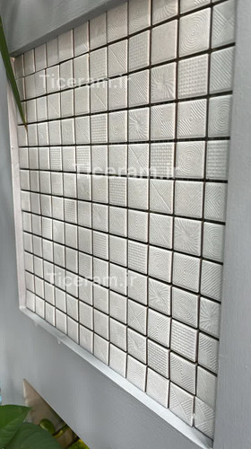 کاشی سولو سفید پلاتینی استخری البرز