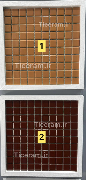 کاشی استخری قهوه ای