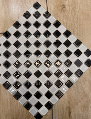 سرامیک شطرنجی مشکی استخری